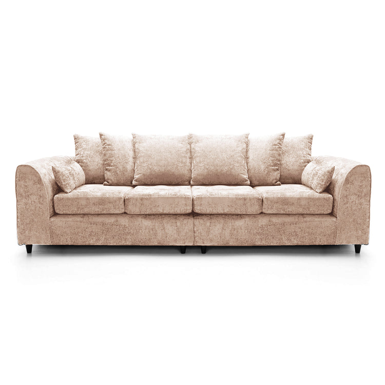 Rosa Soft Chenille 4 Seater Sofa