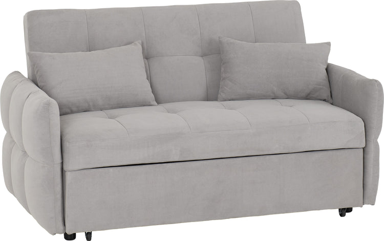 Chelsea Sofa Bed Silver Grey Fabric
