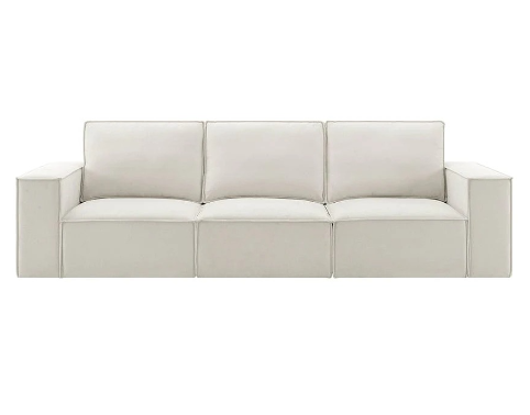 Sloane Plush Velvet 3 Seater Sofa