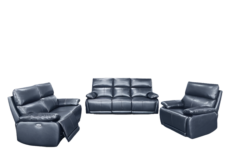 Bali Genuine Leather Sofa Set Power Recliner with USB ports