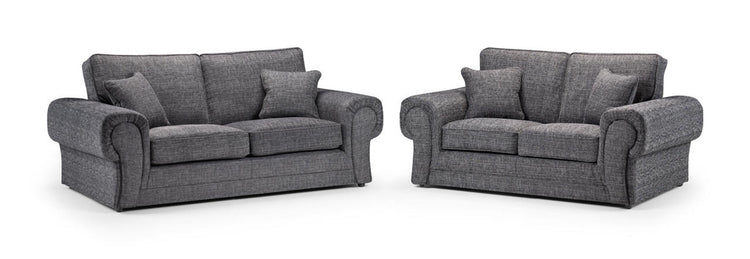 Wilcot Grey Fabric 3+2 Sofa Set