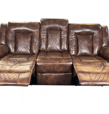 Paris Leather Recliner 3+2 Seater Sofa Set with Cup Holders