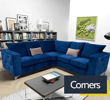 Corner Sofas & L Shaped Chaise- Fabric & Leather