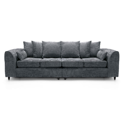 Rosa Soft Chenille 4 Seater Sofa