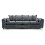 Rosa Soft Chenille 4 Seater Sofa