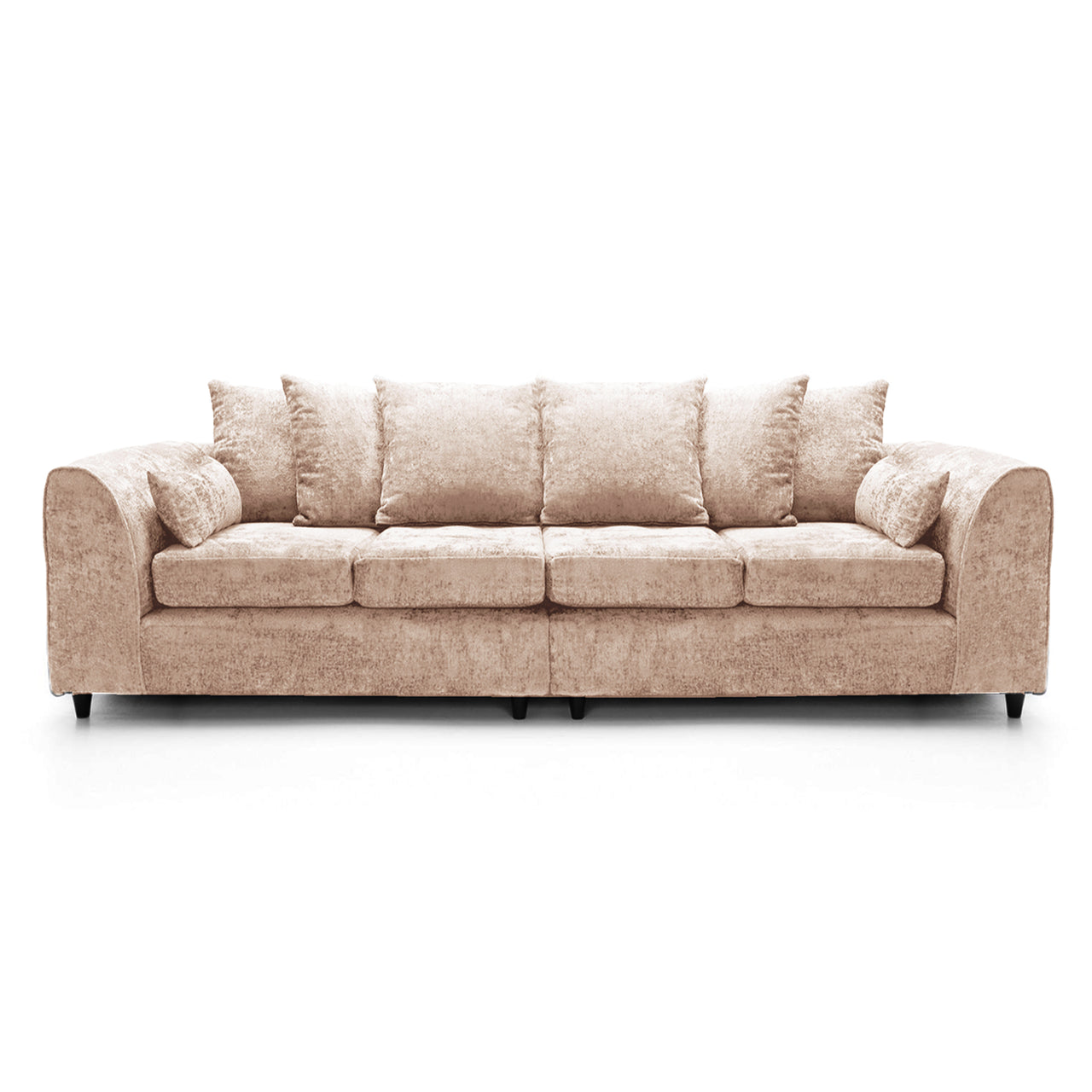 Rosa Soft Chenille 4 Seater Sofa