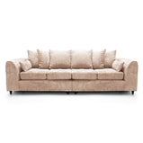 Rosa Soft Chenille 4 Seater Sofa