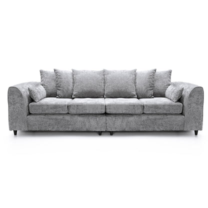 Rosa Soft Chenille 4 Seater Sofa