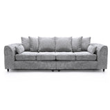 Rosa Soft Chenille 4 Seater Sofa