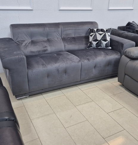 Amelia Plush Velvet 3+2 Seater Sofa Set