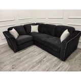 The Modern Lincoln studded arms 4 Seater Modular Corner Sofa