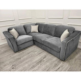 The Modern Lincoln studded arms 4 Seater Modular Corner Sofa