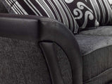 SHANNON 2 SEATER GREY/BLACKvendor##seotitleproduct-colour##