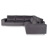 Sloane Modern Large Velvet Corner Sofa