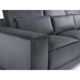 Sloane Modern Large Velvet Corner Sofa