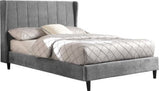 Amelia Velvet Fabric bed