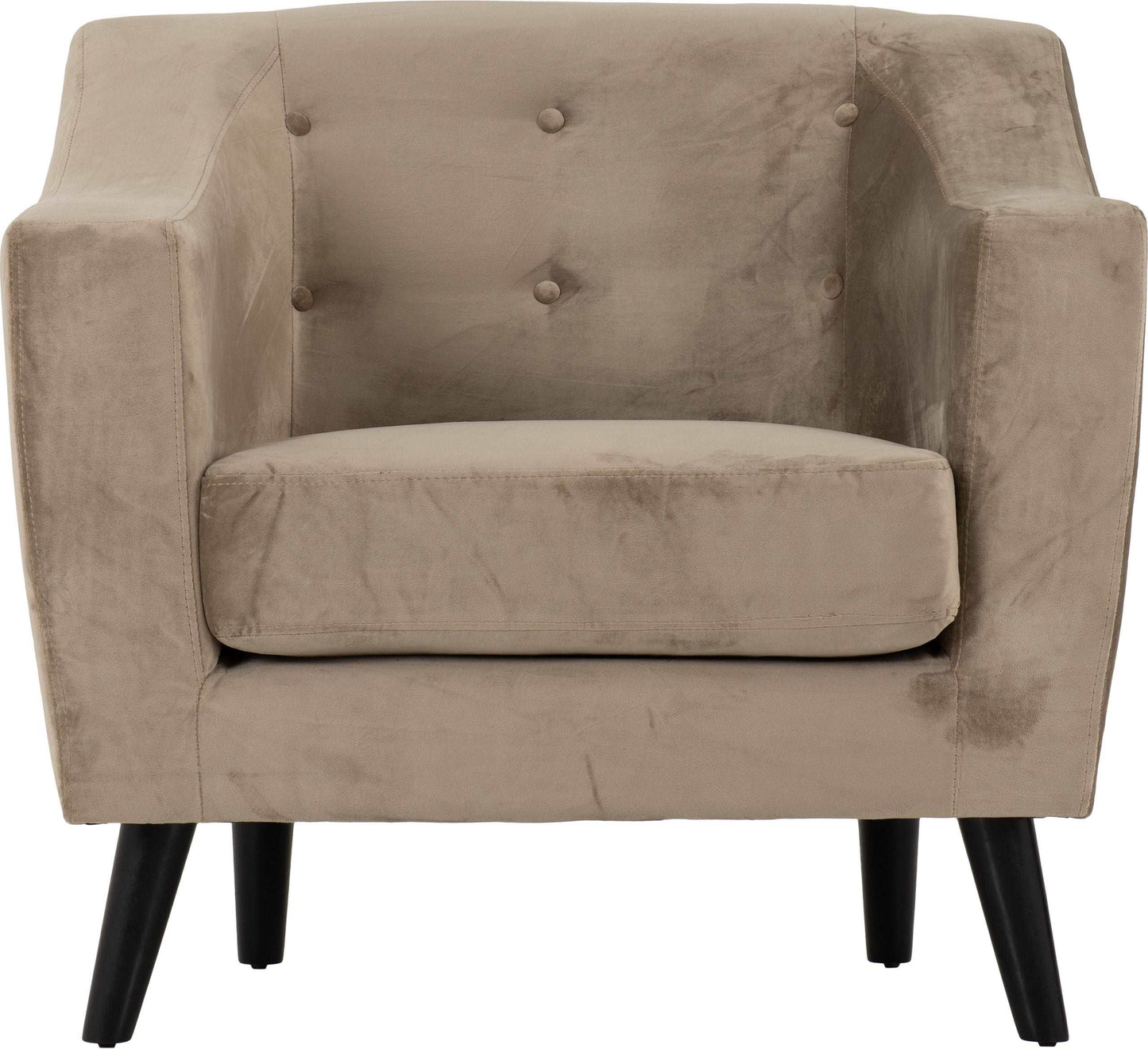 Ashley 1 Seater Sofa Oyster Velvet Fabricvendor##seotitleproduct-colour##