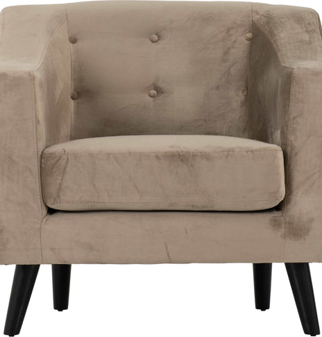 Ashley 1 Seater Sofa Oyster Velvet Fabricvendor##seotitleproduct-colour##