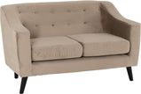 Ashley 2 Seater Sofa Oyster Velvet Fabricvendor##seotitleproduct-colour##