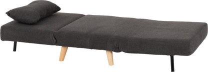 Astoria Chair Bed Grey Boucle Fabric