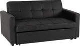 Astoria Faux Leather Black Sofa Bedvendor##seotitleSofa Bedproduct-colour##