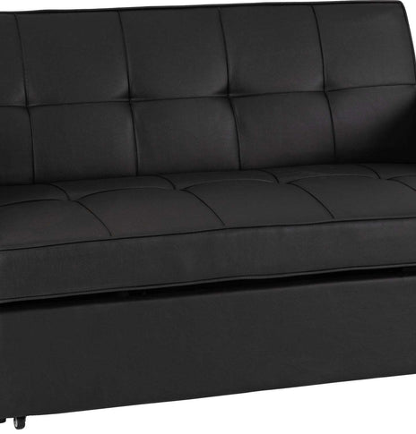 Astoria Faux Leather Black Sofa Bedvendor##seotitleSofa Bedproduct-colour##