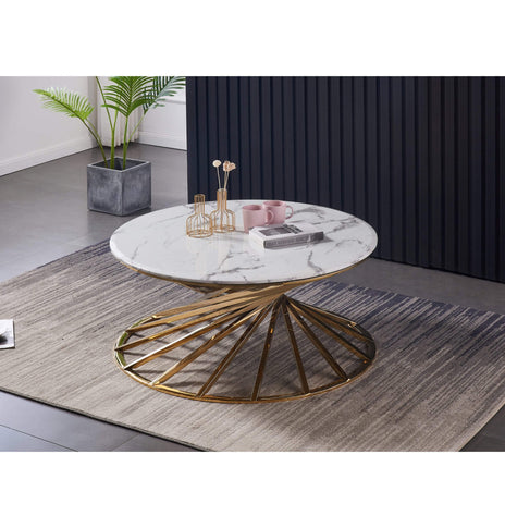 Axon Coffee Table Stainless Steel 