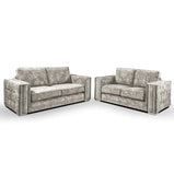 Bentley 3+2 Fullback Cushions With Squared Arms And Elegant Studs