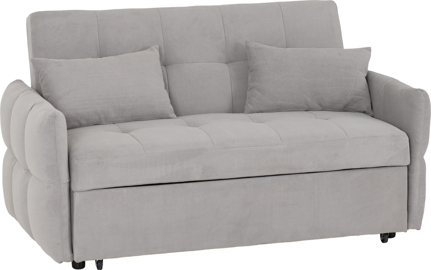 Chelsea Sofa Bed Silver Grey Fabric