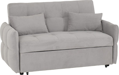Chelsea Sofa Bed Silver Grey Fabric