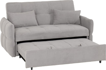 Chelsea Sofa Bed Silver Grey Fabric