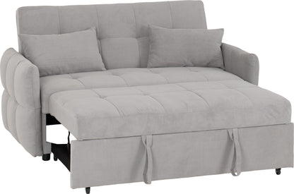 Chelsea Sofa Bed Silver Grey Fabric