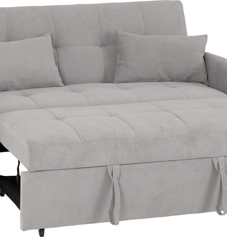 Chelsea Sofa Bed Silver Grey Fabric