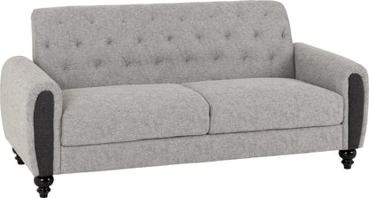 Chester 3+2 Suite Light Grey Fabric