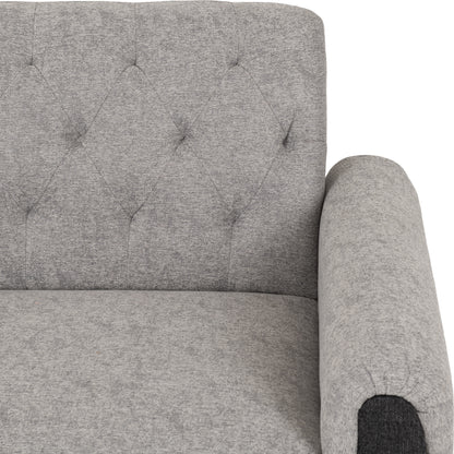 Chester 3+2 Suite Light Grey Fabric