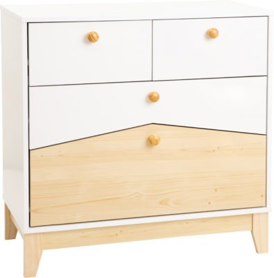Cody Bedroom Set White/Pine Effect