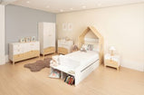 Cody Bedroom Set White/Pine Effect