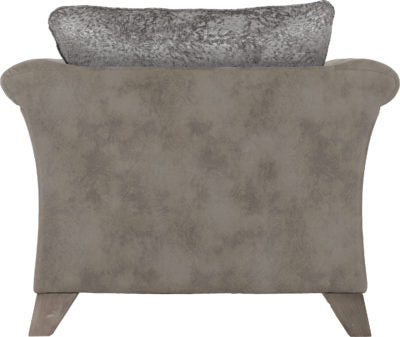 Grace Chair Silver/Grey Fabric