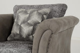 Grace Chair Silver/Grey Fabric