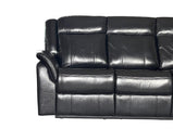 Pryme genuine Leather combination Reclining Sofa Set