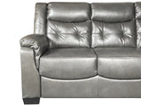 Falcon Aire Leather Sofa Set in Grey and Brown