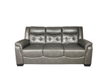 Falcon Aire Leather Sofa Set in Grey and Brown