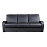 Kimberley PU Leather Storage and sofa bed