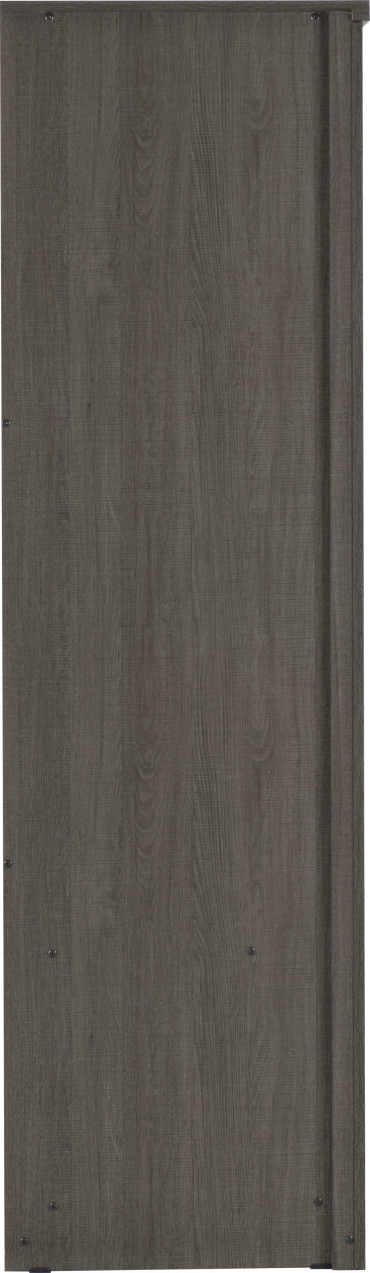 Lisbon 3 Door Wardrobe Black Wood Grain