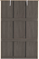 Lisbon 3 Door Wardrobe Black Wood Grain