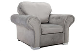 Oakland velvet grey armchairvendor##seotitlearmchairproduct-colour##