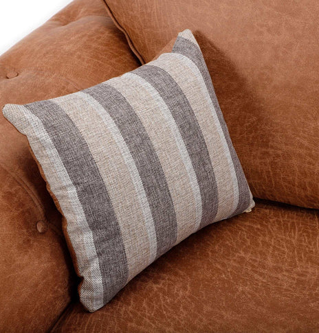 Oakland 3 seater Sofa Tan/Charcoal