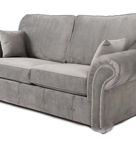 Oakland 3 Seater Sofa Plush Greyvendor##seotitle3 Seater plush Sofaproduct-colour##