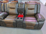 Milan Leather Recliner 3+2 Sofa Set with in New Twin Colours