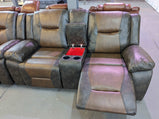 Milan Leather Recliner 3+2 Sofa Set with in New Twin Colours